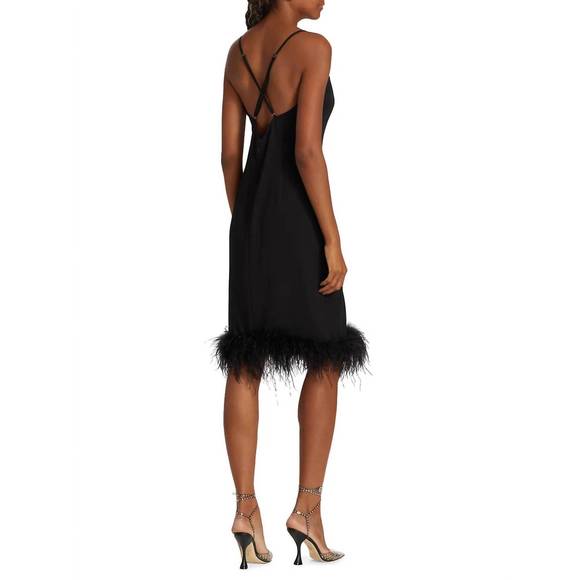 NEW AMANDA UPRICHARD marianna dress in black - Picture 4 of 5